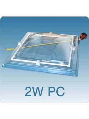 Losse koepel dubbelwandig polycarbonaat (PC/PC)